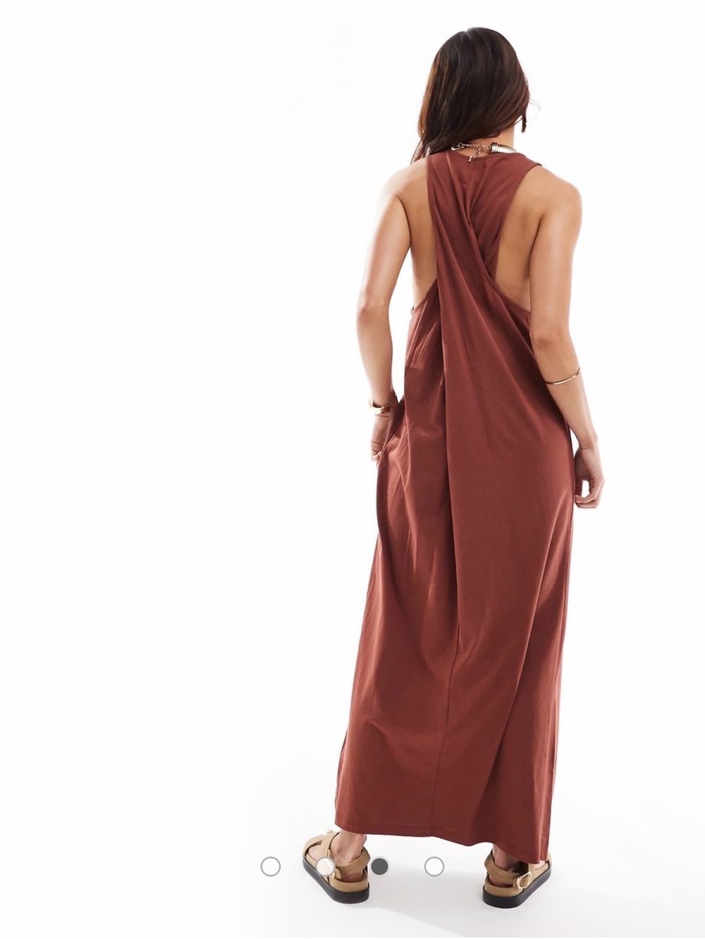 ASOS Green Sleeveless Maxi Dress - Picture 6 of 6